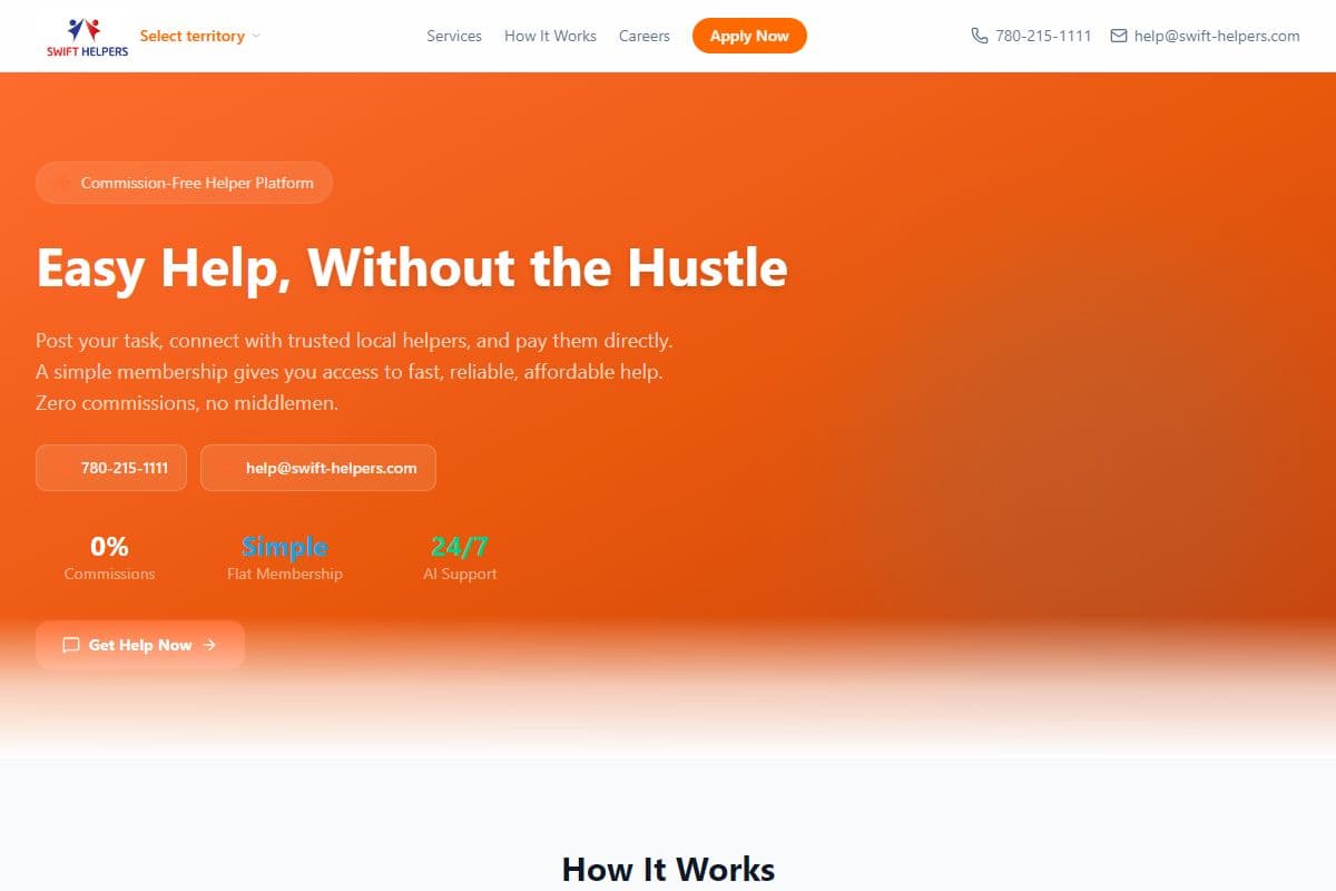 Screenshot of Swift Helpers